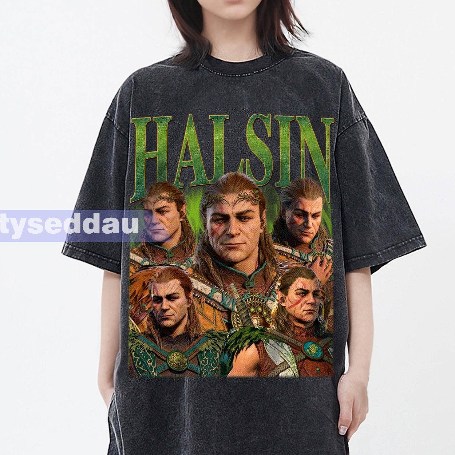 Halsin Retro 90's Graphic T-Shirt  Vintage Homage Style Unisex T-shirt, Sweatshirt, Hoodie, Long Sleeve Tee - T-Shirt, Sweatshirt, Hoodie
