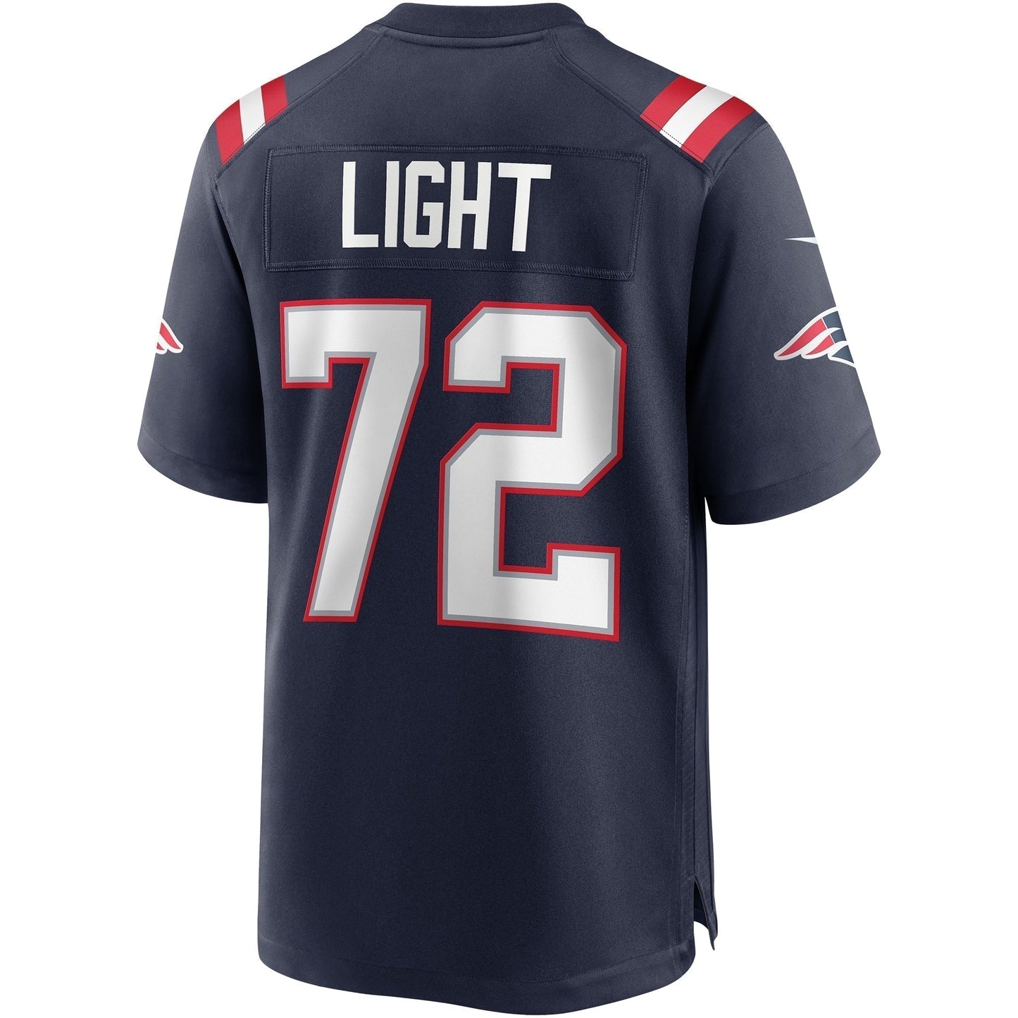 Matt Light New England Patriots Game Retired Jersey - Navy football jersey product view 3