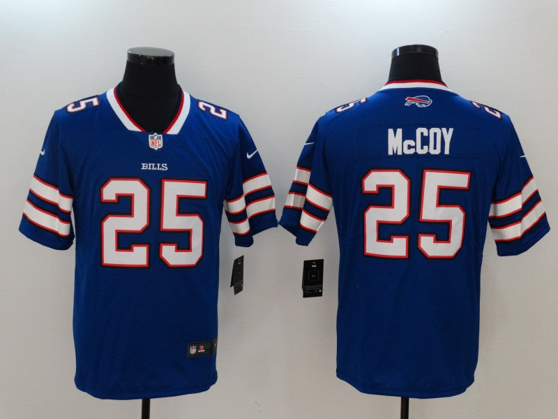 Men's Buffalo Bills LeSean McCoy #25 Blue Game Jersey1 football jersey product view 1