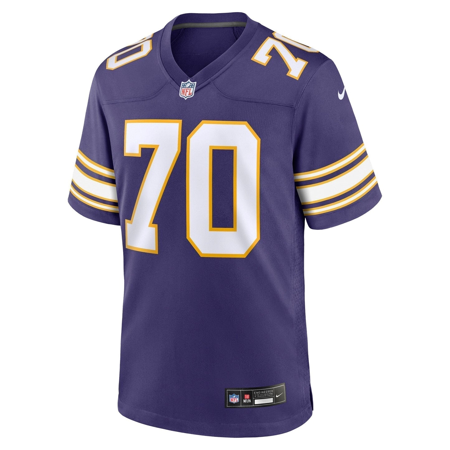 Jim Marshall Minnesota Vikings Classic Retired Jersey - Purple football jersey product view 2