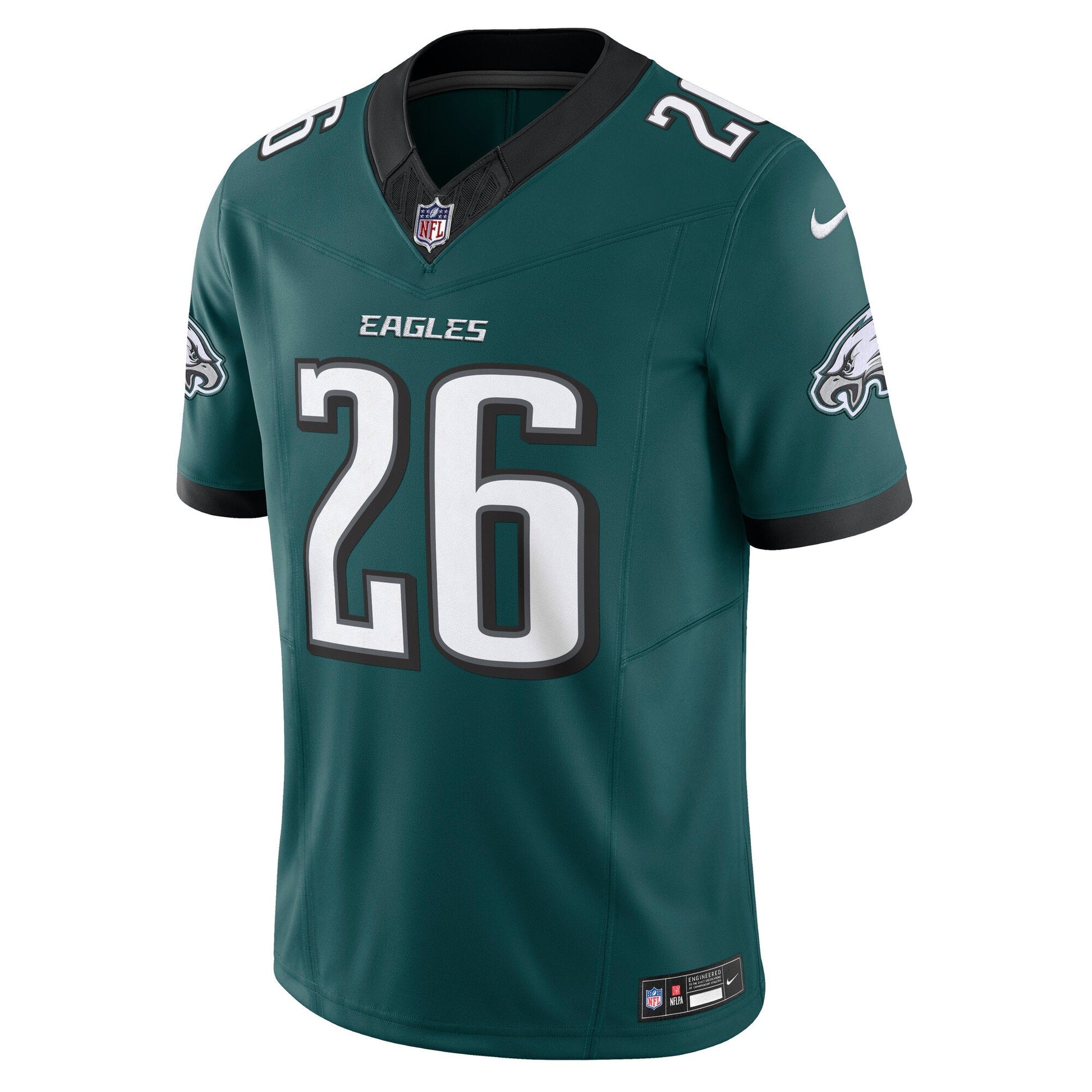 Saquon Barkley Midnight Green Philadelphia Eagles Vapor F.U.S.E. Limited Jersey football jersey product view 2