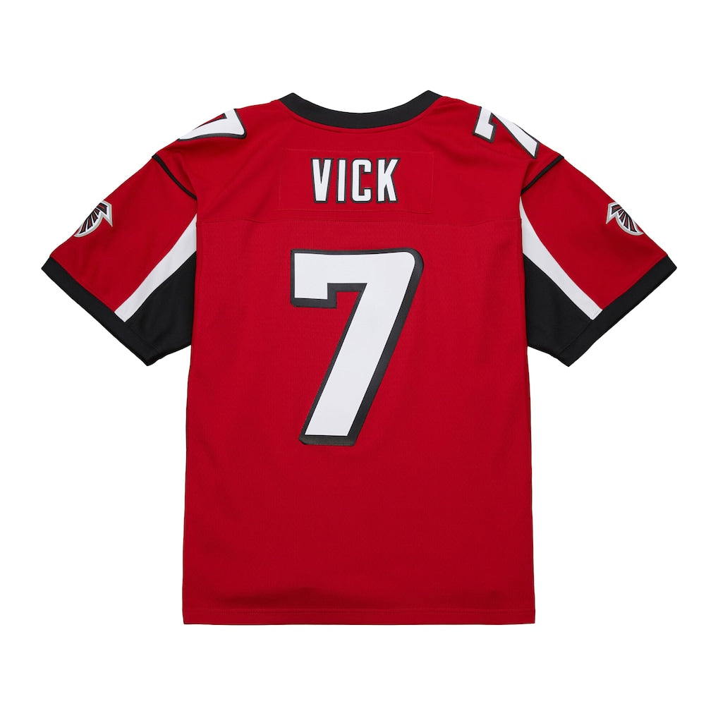 A.Falcons #7 Michael Vick Red 2003 Legacy Replica Jersey football jersey product view 1