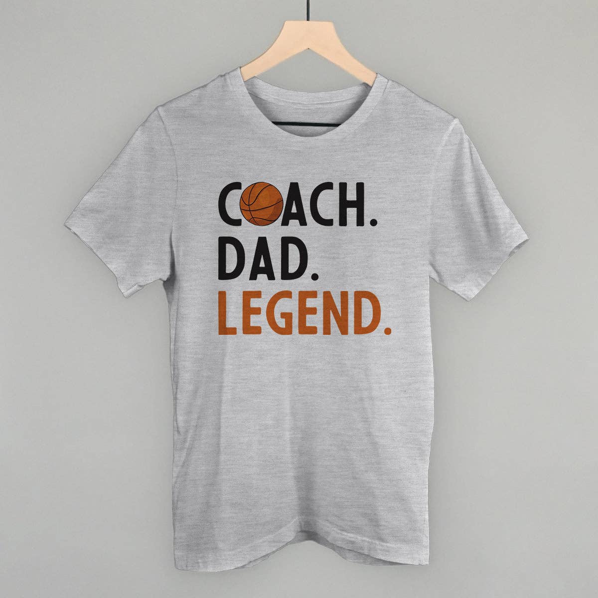 Coach Dad Legend (Basketball) Unisex T-shirt, Sweatshirt, Hoodie, Long Sleeve Tee - T-Shirt, Sweatshirt, Hoodie