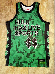 Hulu Mesh Jersey Green MN sports jersey product view 1