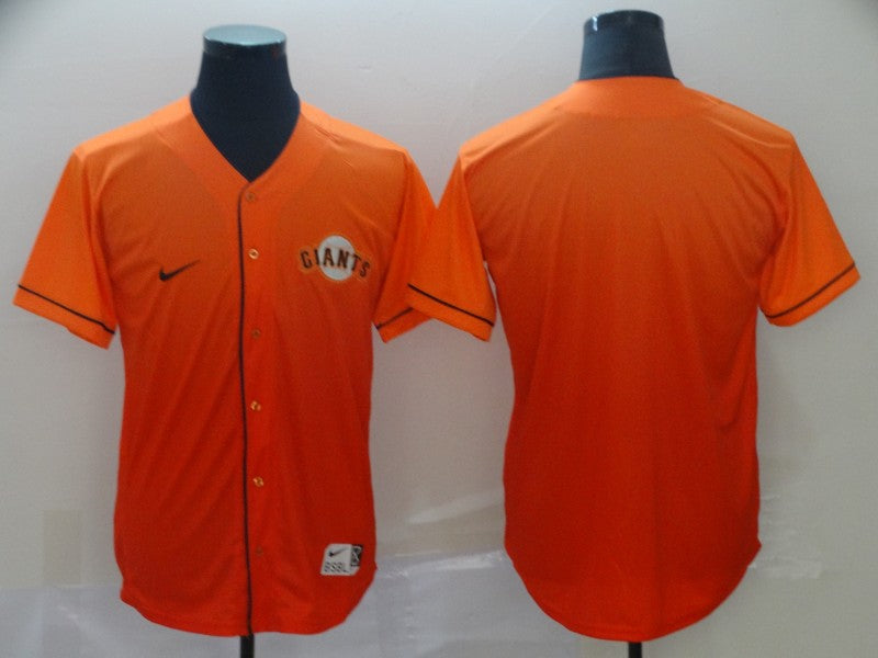 Men's San Francisco Giants Orange Blank Replica Jersey baseball jersey product view 1