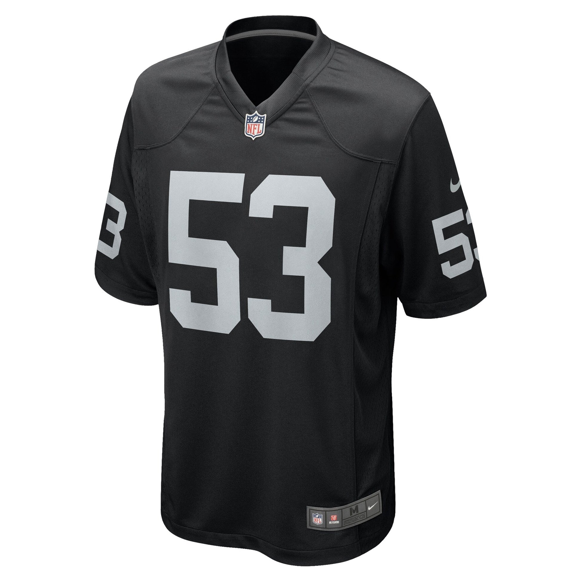 Isaac Darkangelo Las Vegas Raiders Team Game Jersey - Black football jersey product view 2
