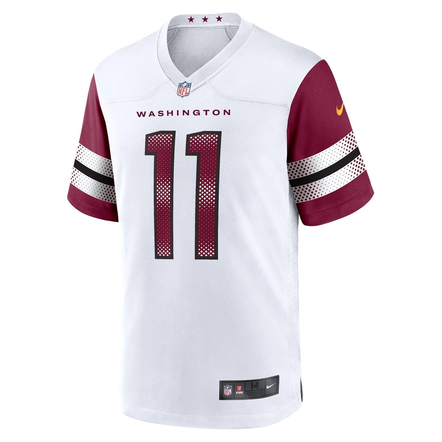 Carson Wentz Washington Commanders Game Jersey - White football jersey product view 2