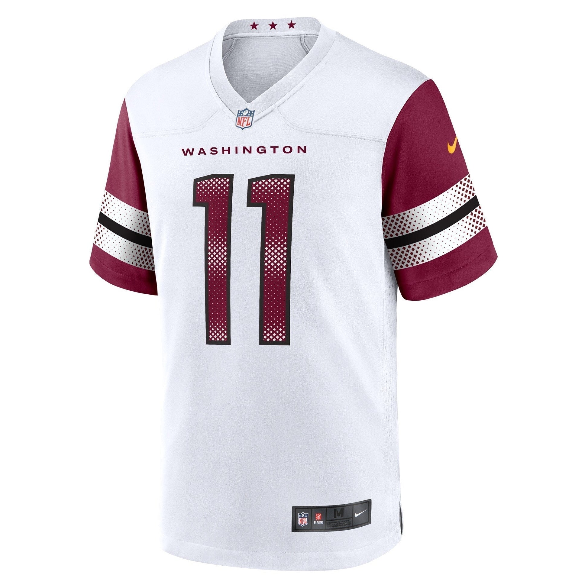 Carson Wentz Washington Commanders Game Jersey - White football jersey product view 2