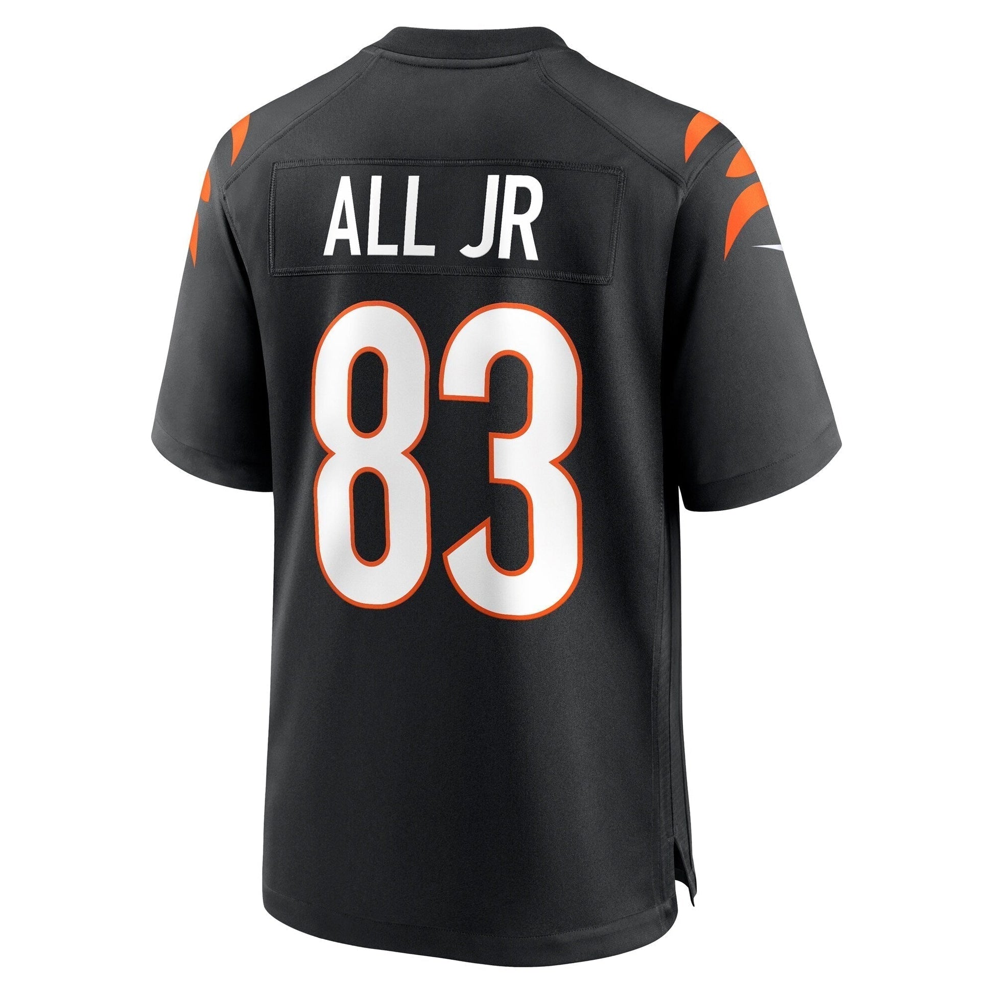 Erick All Jr. Cincinnati Bengals Team Game Jersey - Black football jersey product view 3