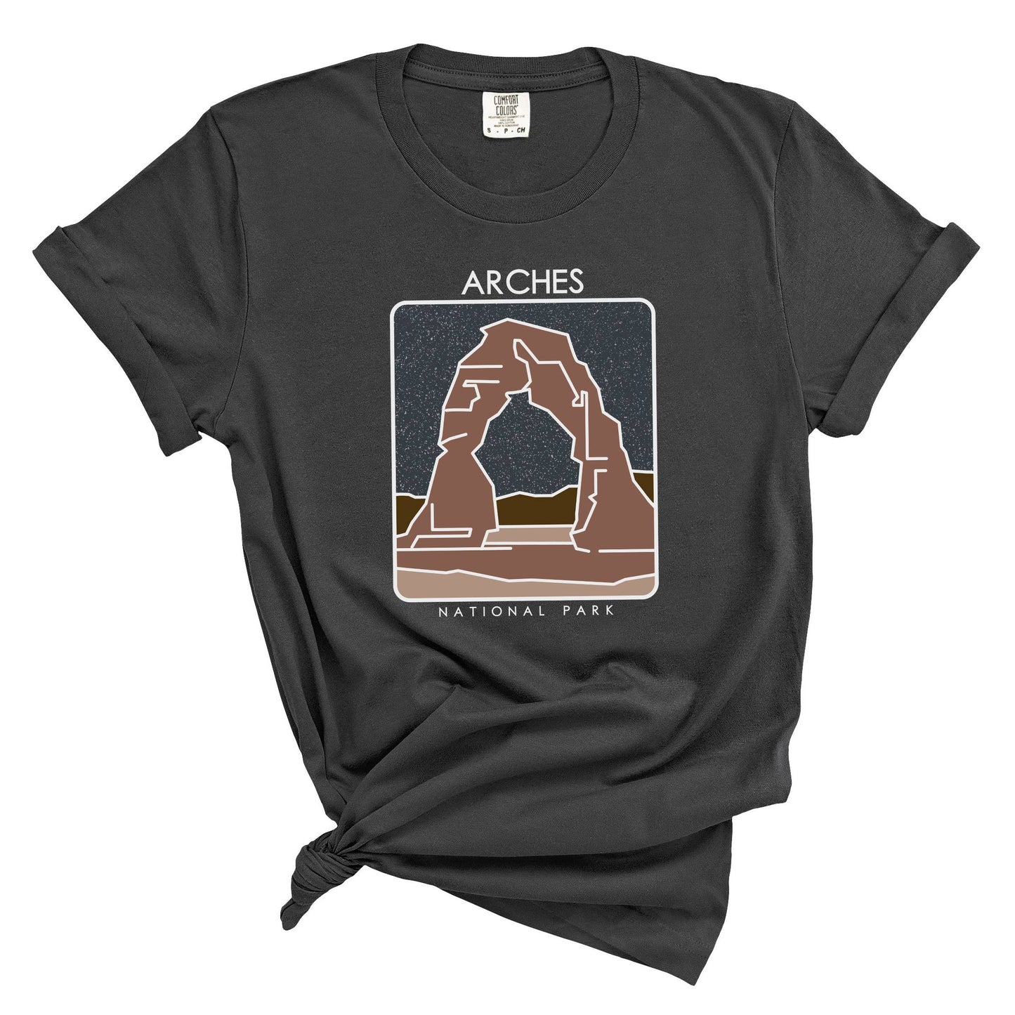Arches Graphic Tee | National Park | Sizes S-2XL Unisex T-shirt, Sweatshirt, Hoodie, Long Sleeve Tee - T-Shirt, Sweatshirt, Hoodie