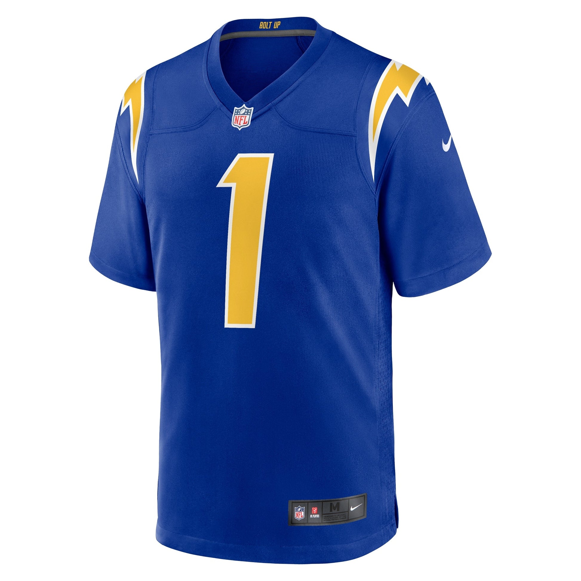 Quentin Johnston Los Angeles Chargers Alternate Game Jersey - Royal football jersey product view 2