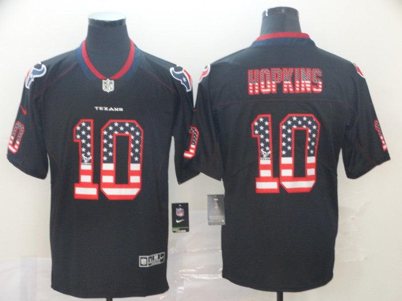 Men's Houston Texans DeAndre Hopkins #10 Black Alternate Game Jersey1 football jersey product view 1
