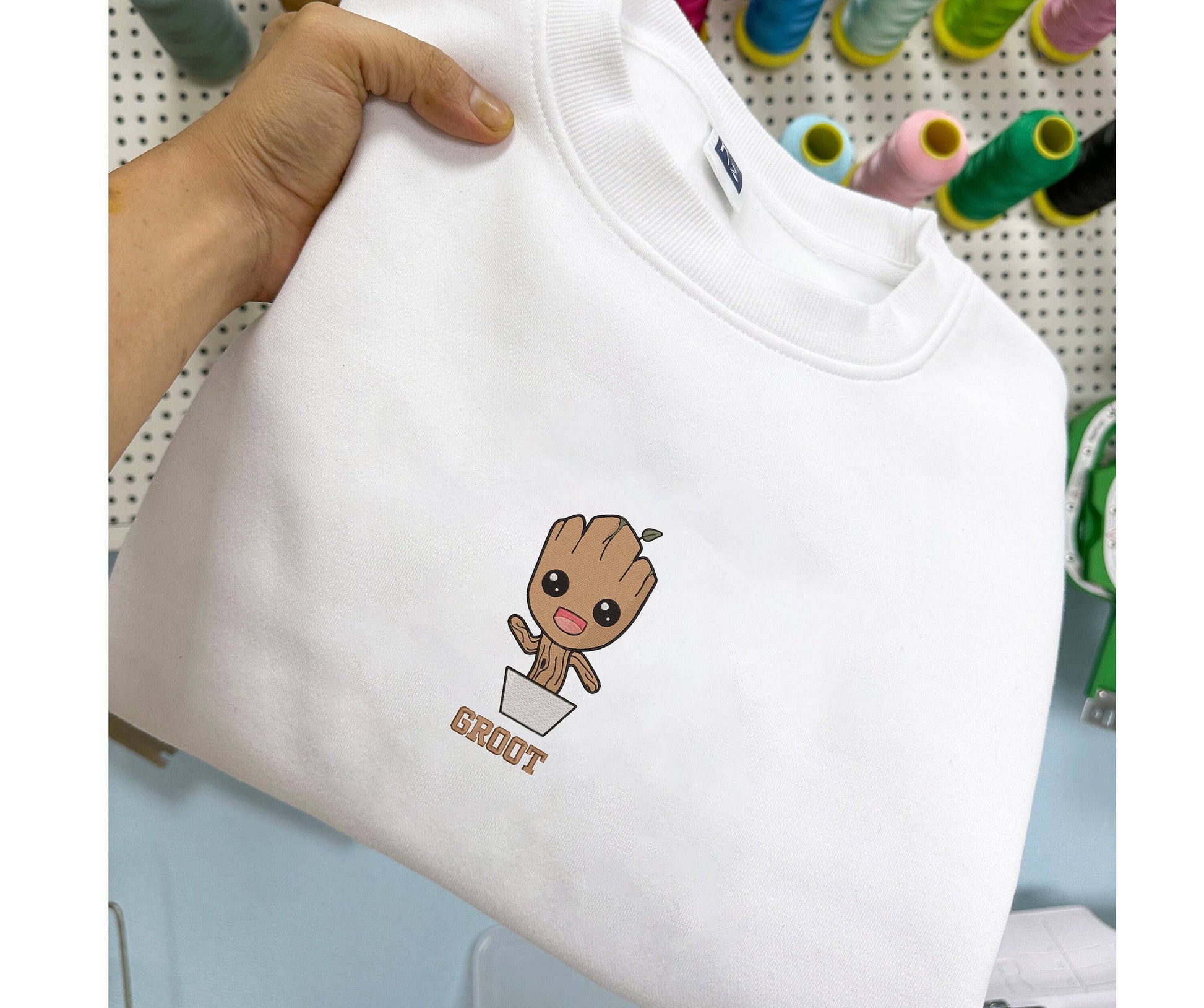 I Am Groot Embroidered Sweatshirts Unisex T-shirt, Sweatshirt, Hoodie, Long Sleeve Tee - T-Shirt, Sweatshirt, Hoodie