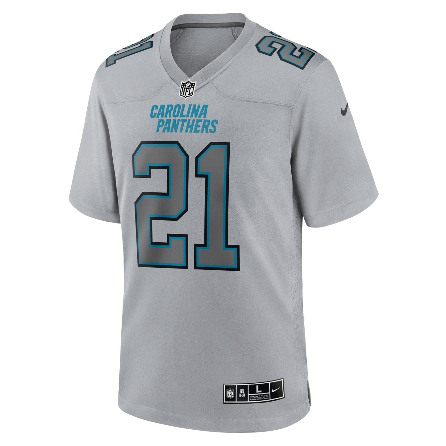Jeremy Chinn Carolina Panthers Atmosphere Fashion Game Jersey - Gray football jersey product view 2