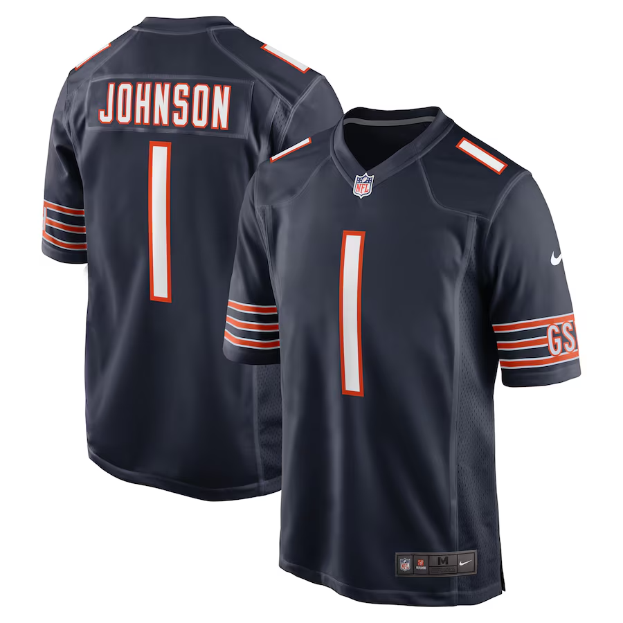Jaylon Johnson Chicago Bears Jersey football jersey product view 1