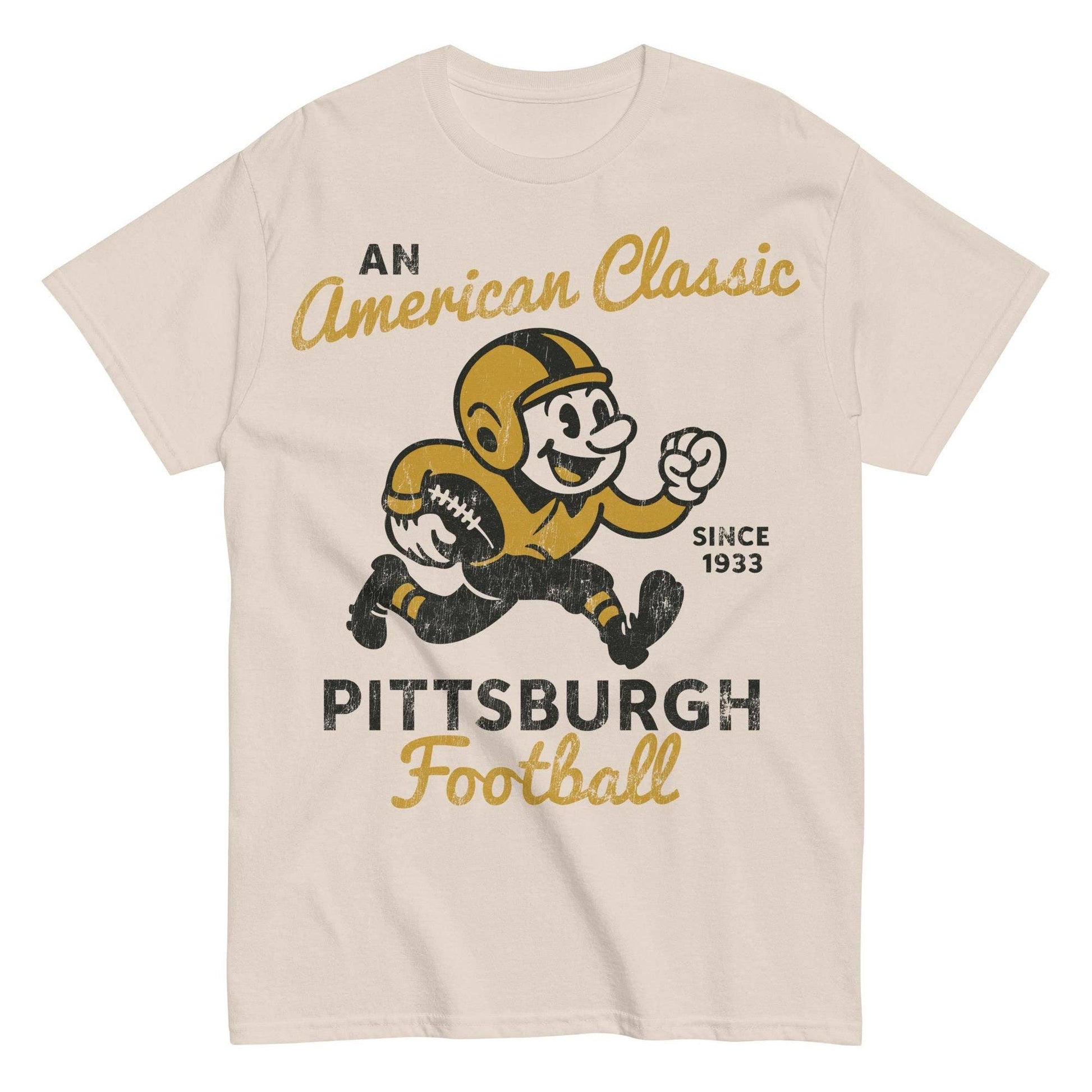 Pittsburgh Football Tee - American Classic Style Unisex T-shirt, Sweatshirt, Hoodie, Long Sleeve Tee - T-Shirt, Sweatshirt, Hoodie