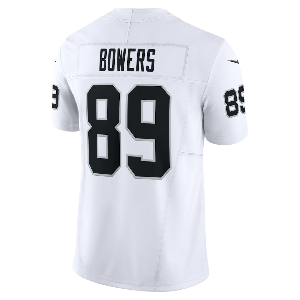 LV.Raiders #89 Brock Bowers White Vapor F.U.S.E. Limited Jersey football jersey product view 1