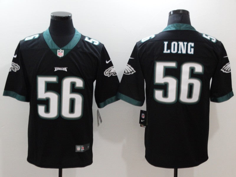 Men's Philadelphia Eagles Chris Long Black Game Jersey football jersey product view 1