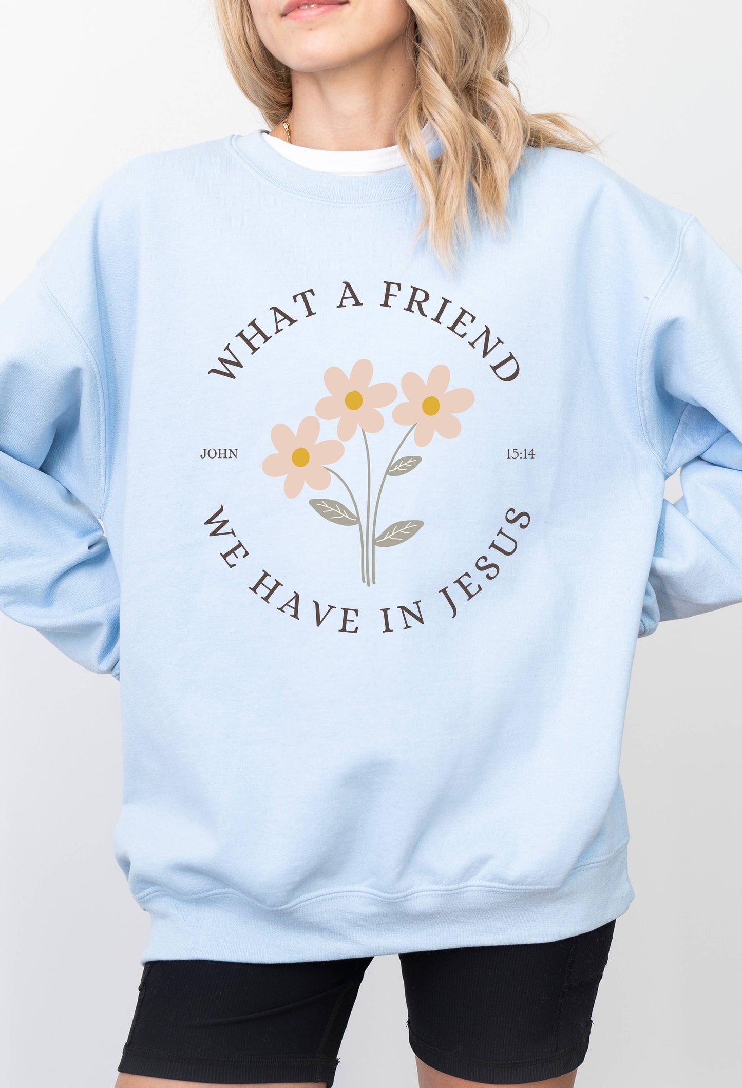 What A Friend We Have in Jesus Graphic Sweater Unisex T-shirt, Sweatshirt, Hoodie, Long Sleeve Tee - T-Shirt, Sweatshirt, Hoodie