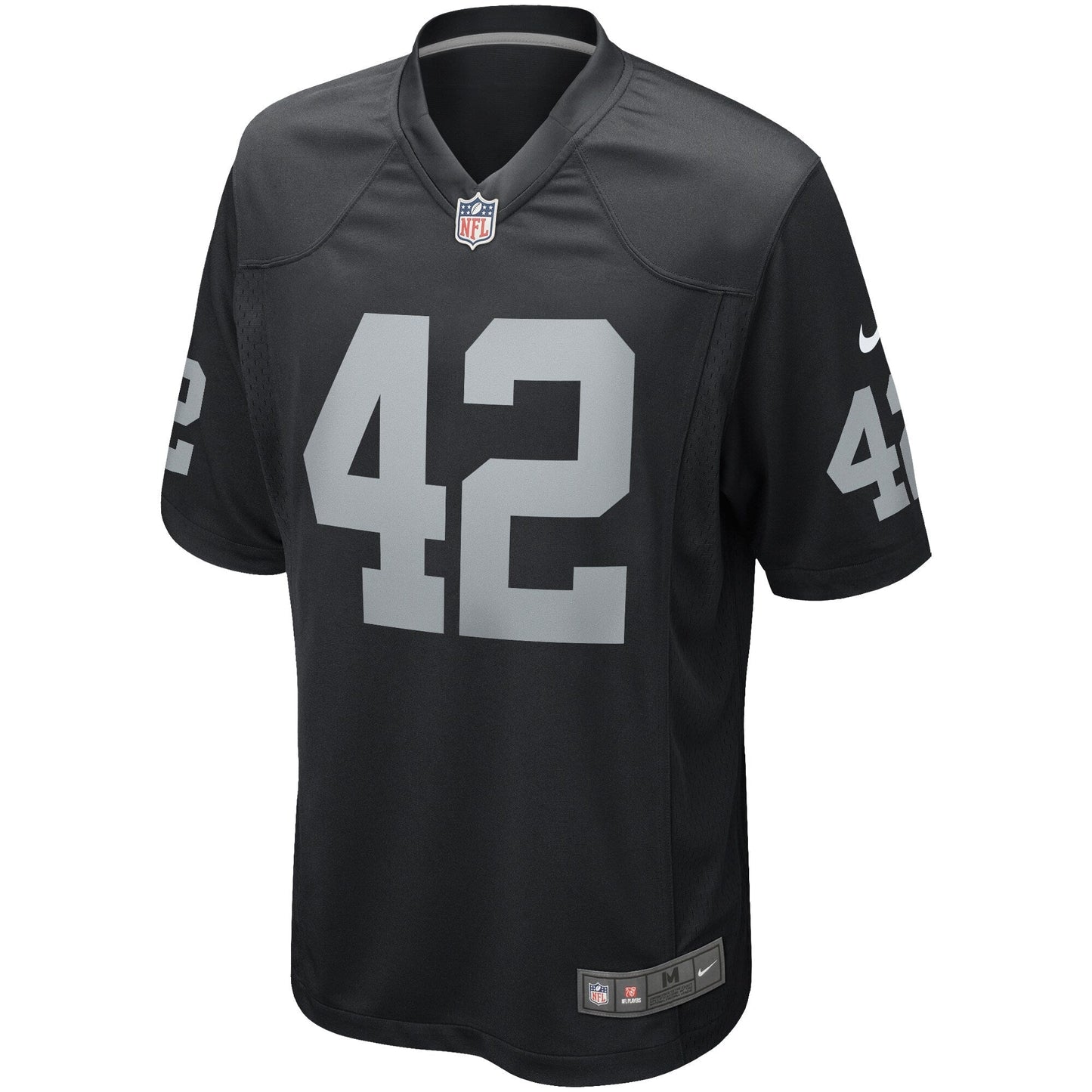 Ronnie Lott Las Vegas Raiders Game Retired Jersey - Black football jersey product view 2
