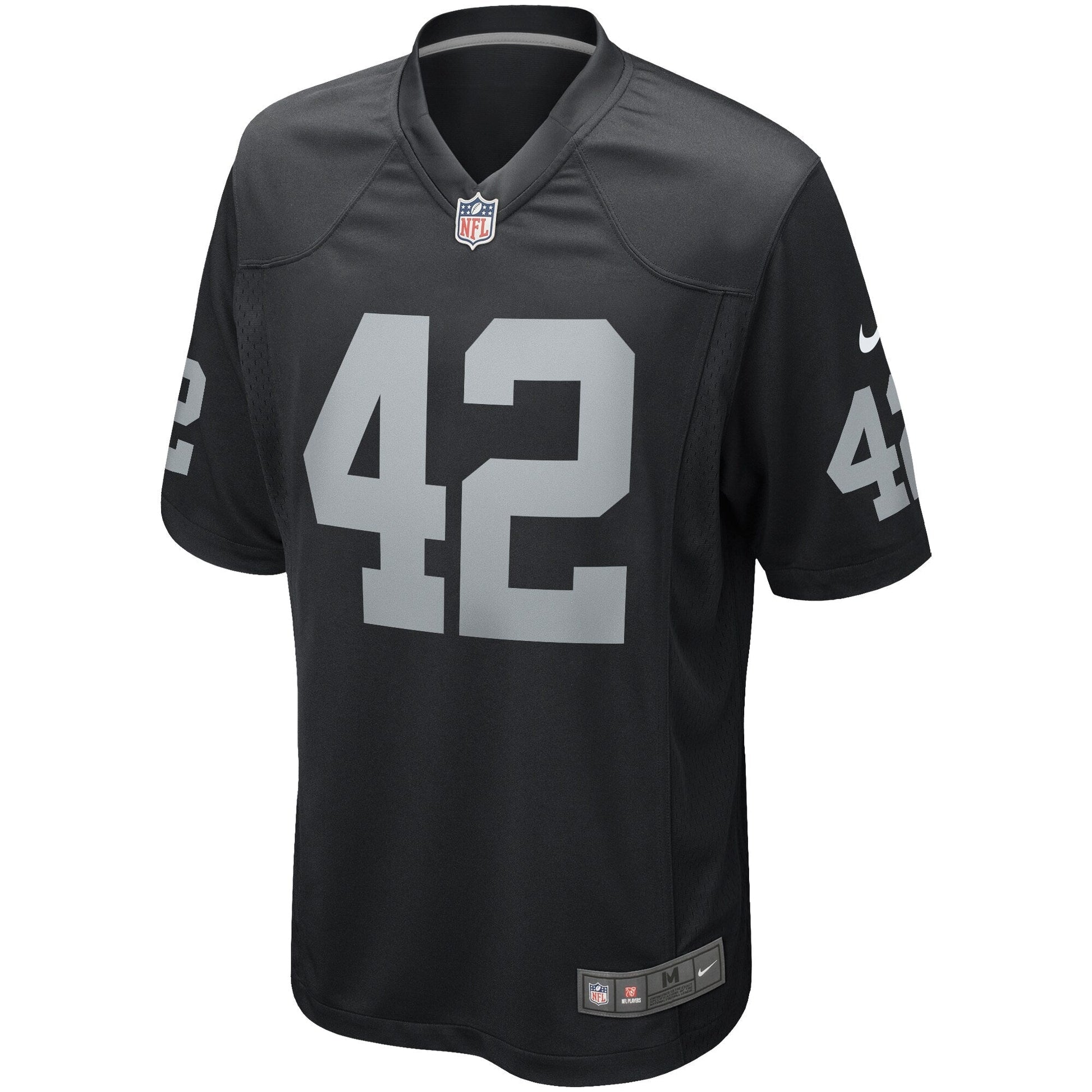 Ronnie Lott Las Vegas Raiders Game Retired Jersey - Black football jersey product view 2