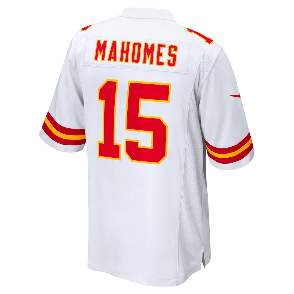 KC.Chiefs #15 Patrick Mahomes White Game Jersey football jersey product view 1