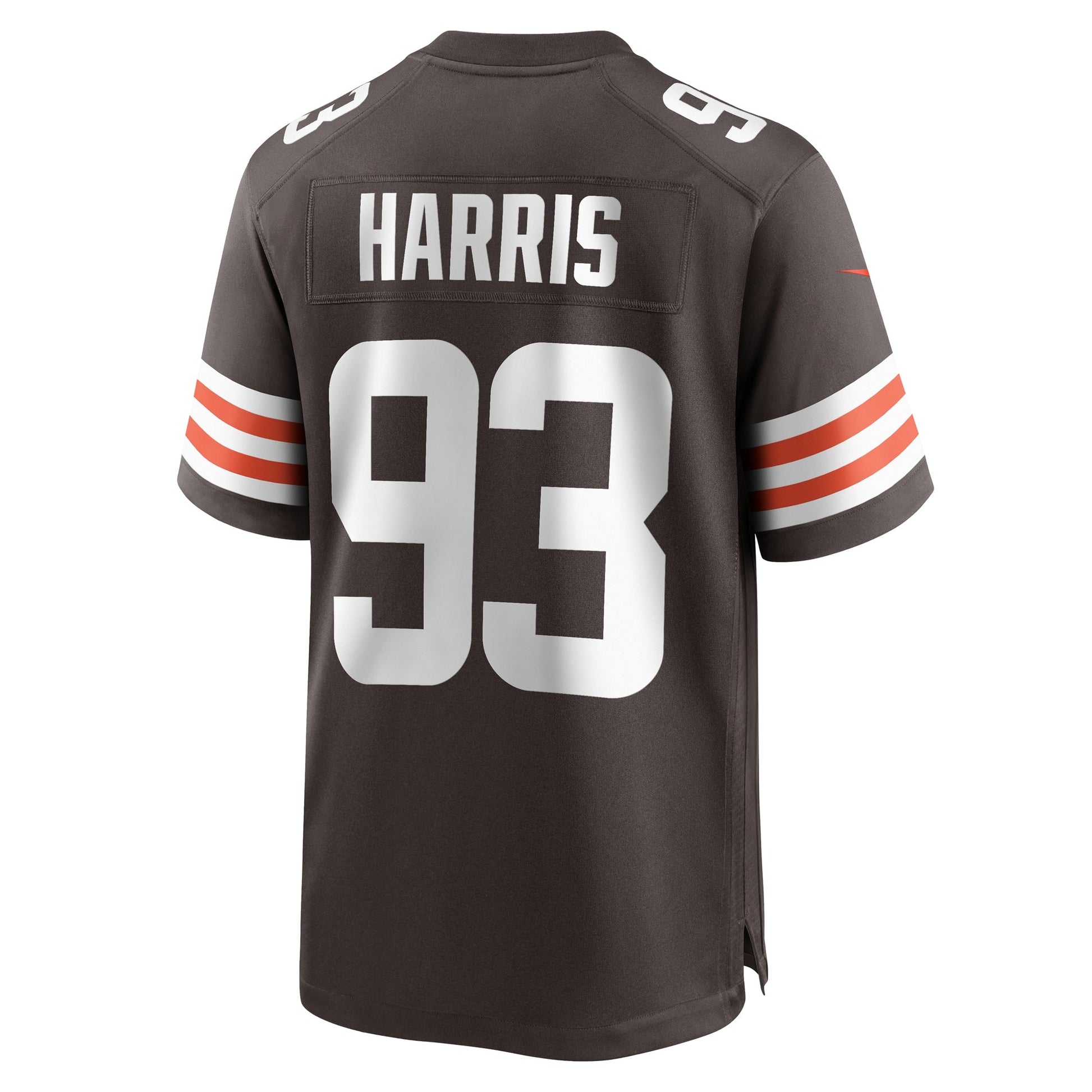 Shelby Harris Cleveland Browns Team Game Jersey - Brown football jersey product view 3