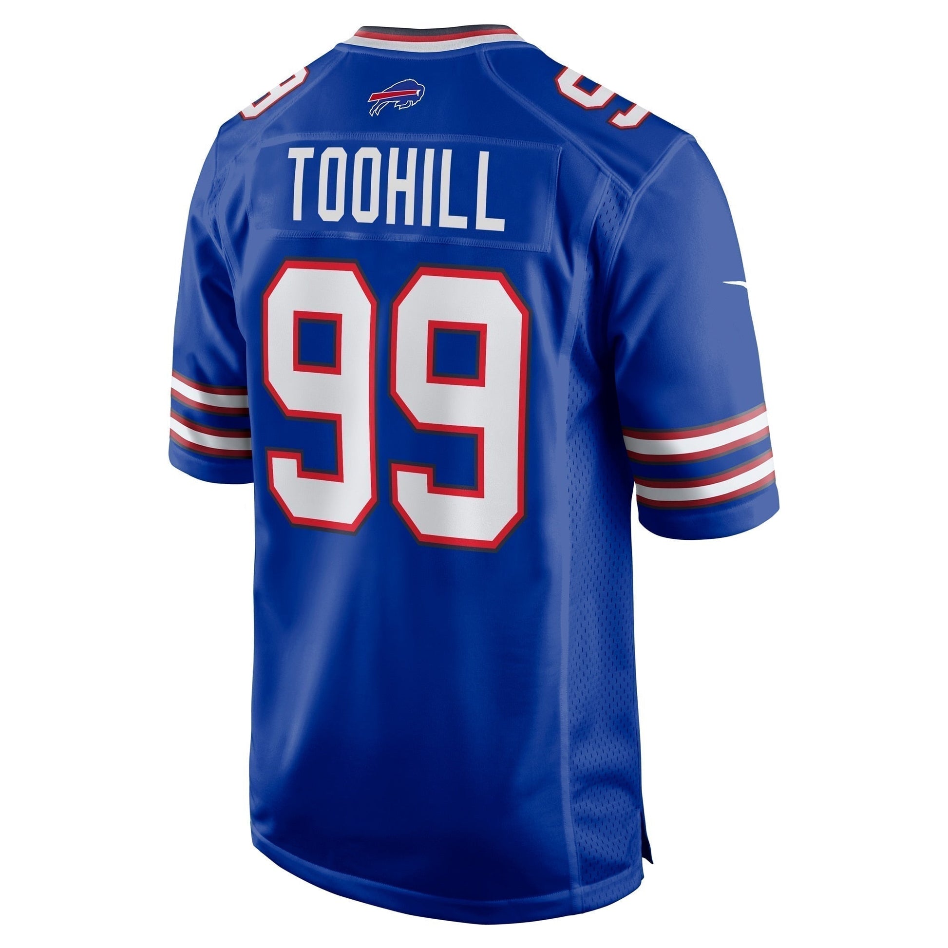 Casey Toohill Buffalo Bills Game Jersey - Royal football jersey product view 3
