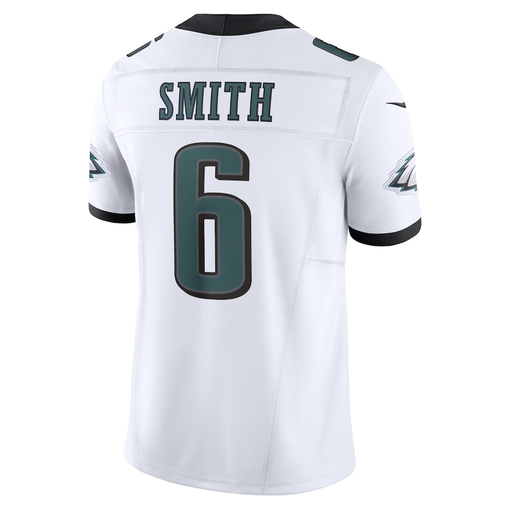 P.Eagles #6 DeVonta Smith White Vapor F.U.S.E. Limited Jersey football jersey product view 1