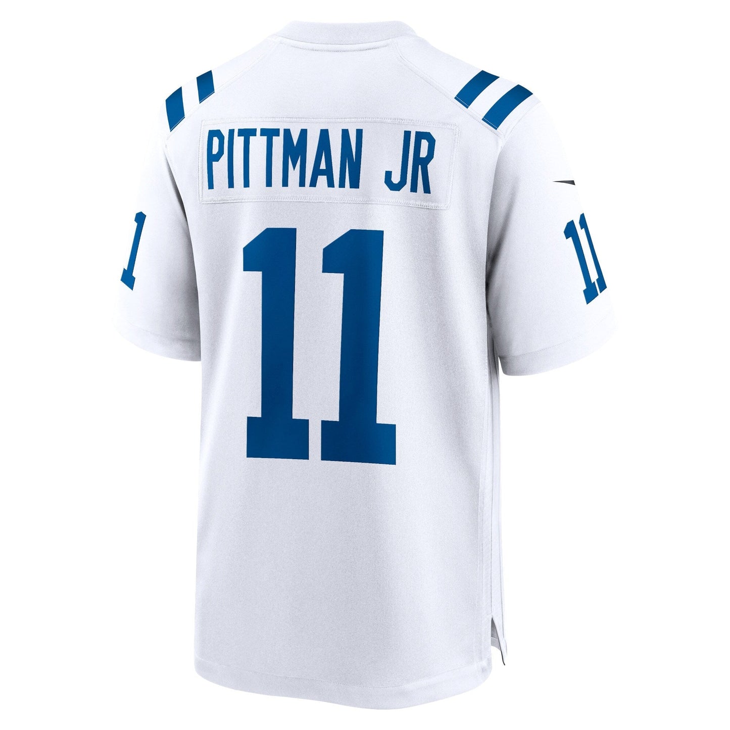 Michael Pittman Jr. Indianapolis Colts Game Jersey - White football jersey product view 3