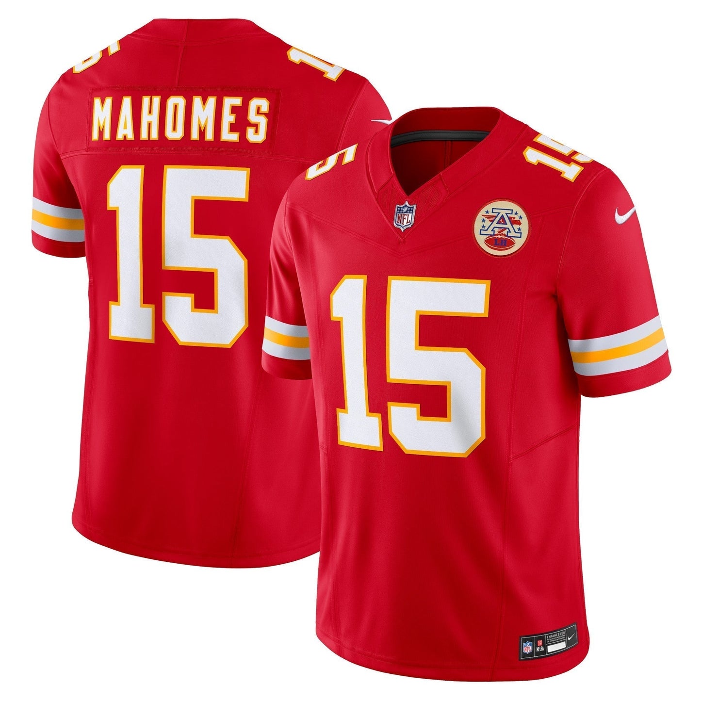 Patrick Mahomes Kansas City Chiefs Vapor F.U.S.E. Limited Jersey - Red football jersey product view 1