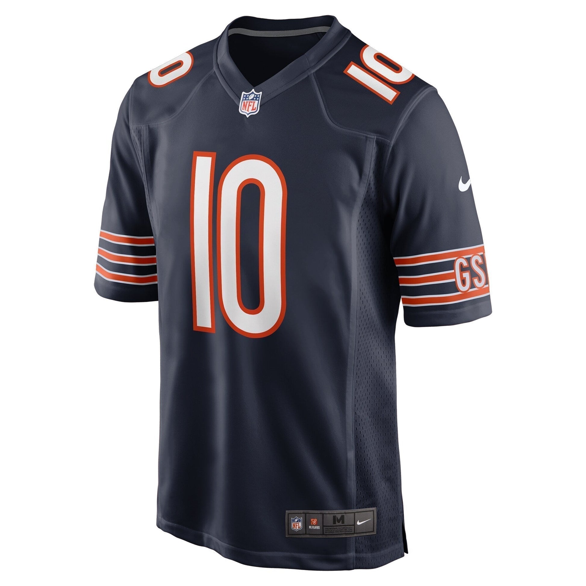 Tyler Scott Chicago Bears Game Jersey - Navy football jersey product view 2