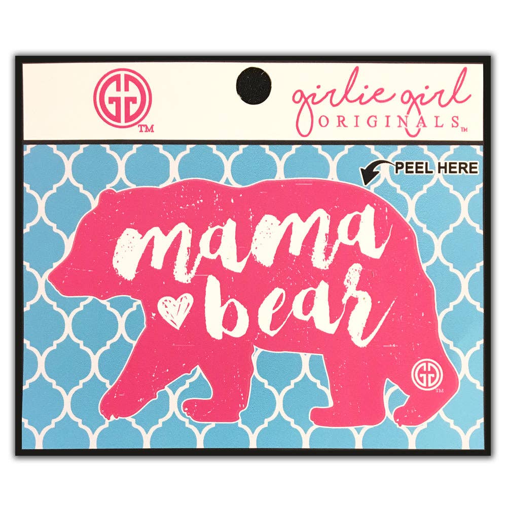 Decal/Sticker Mama Bear Pink 1644 Unisex T-shirt, Sweatshirt, Hoodie, Long Sleeve Tee - T-Shirt, Sweatshirt, Hoodie