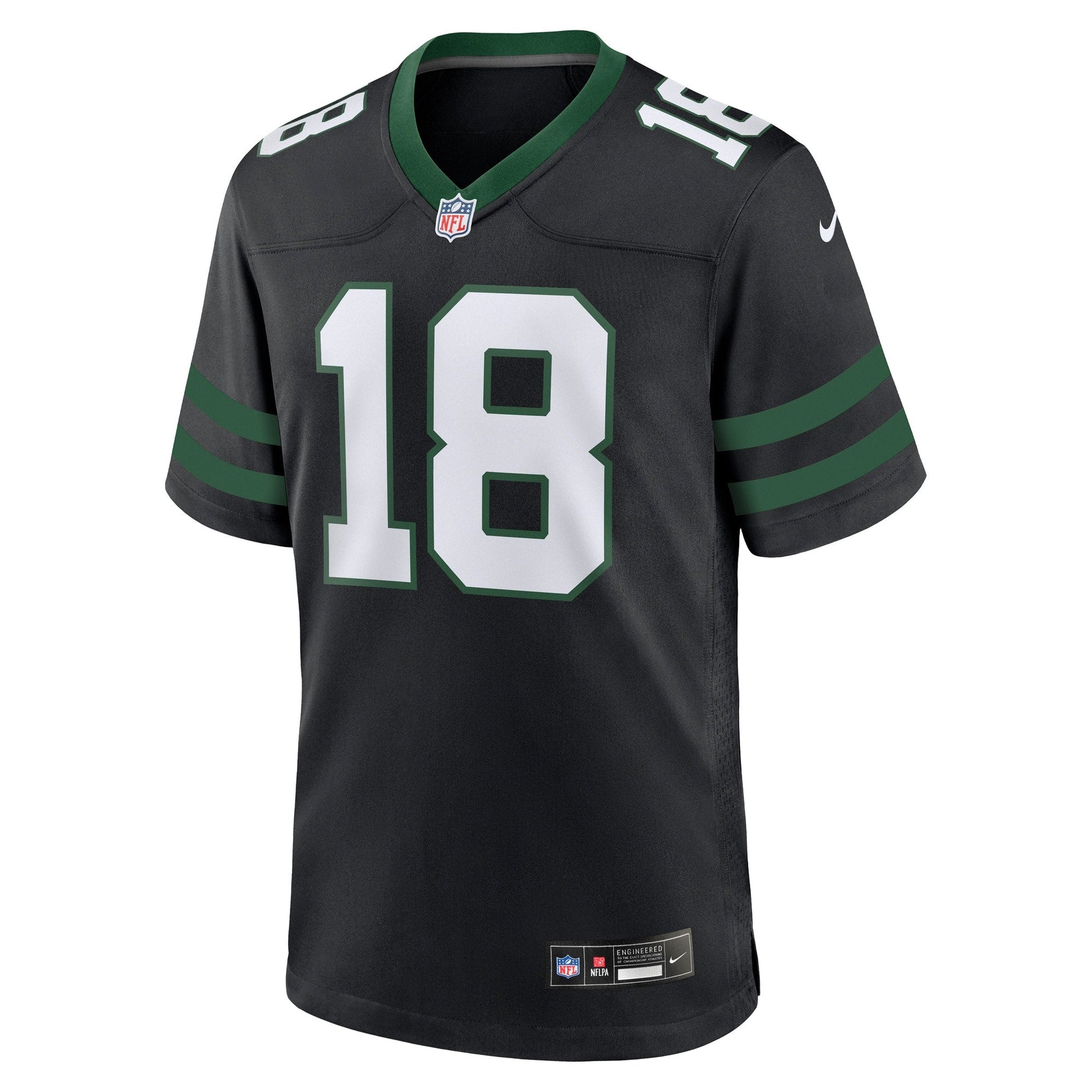Mike Williams New York Jets Alternate Game Jersey Legacy Black football jersey product view 2