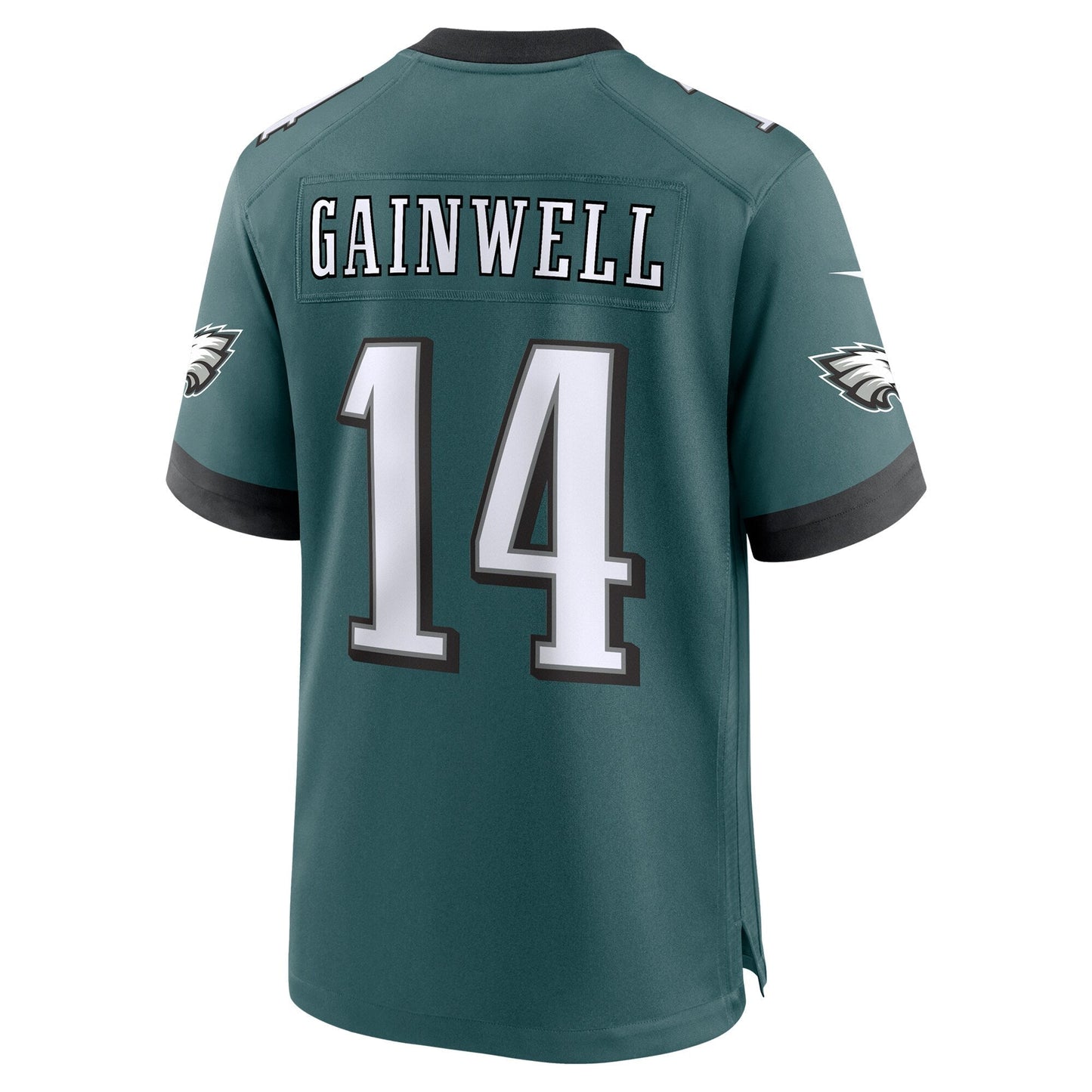 Kenneth Gainwell Philadelphia Eagles Team Game Jersey - Midnight Green football jersey product view 3