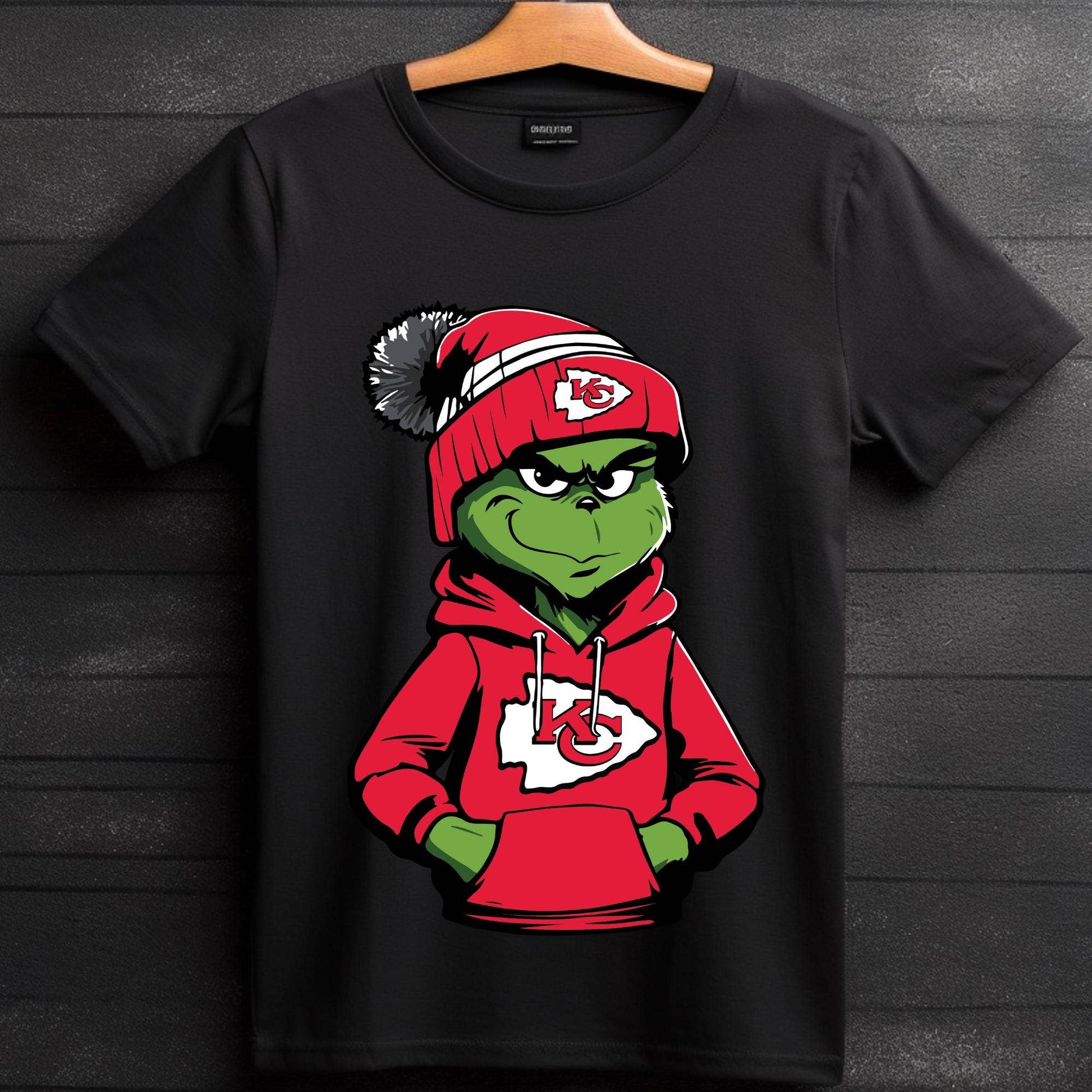 Kansas City Chiefs Grinch Christmas Sweatshirt, Holiday Fun Unisex T-shirt, Sweatshirt, Hoodie, Long Sleeve Tee - T-Shirt, Sweatshirt, Hoodie