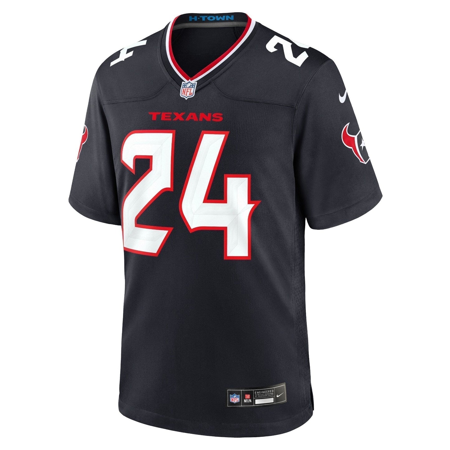 Derek Stingley Jr. Houston Texans Game Jersey - Navy football jersey product view 2