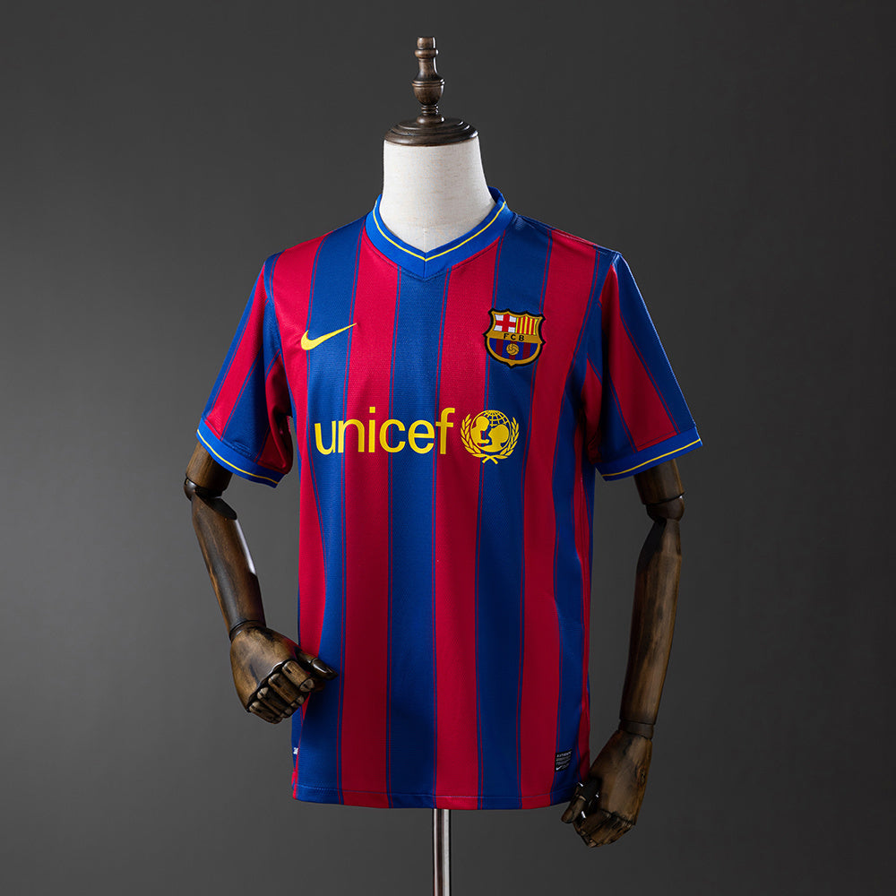 Barcelona 09/10 Home Retro Jersey sports jersey product view 1