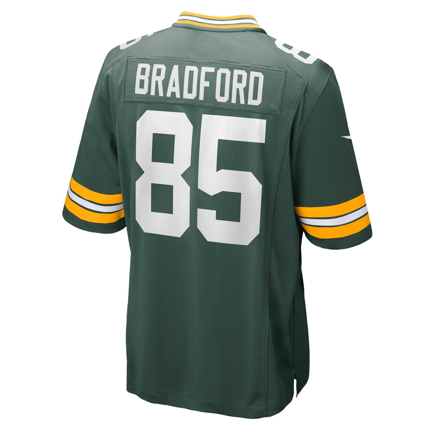 Corey Bradford Green Bay Packers Retired Jersey - Green football jersey product view 3