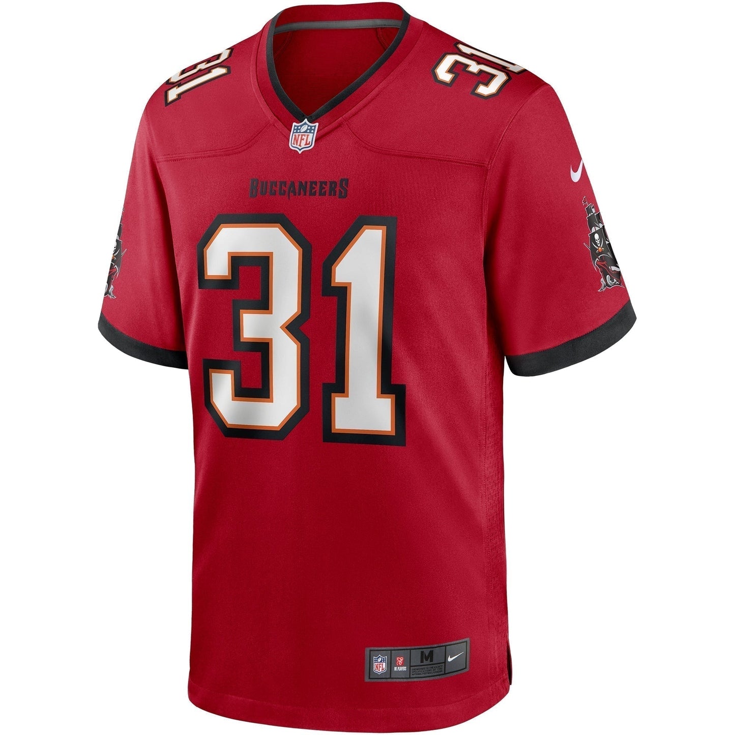 Antoine Winfield Jr. Tampa Bay Buccaneers Game Jersey - Red football jersey product view 2
