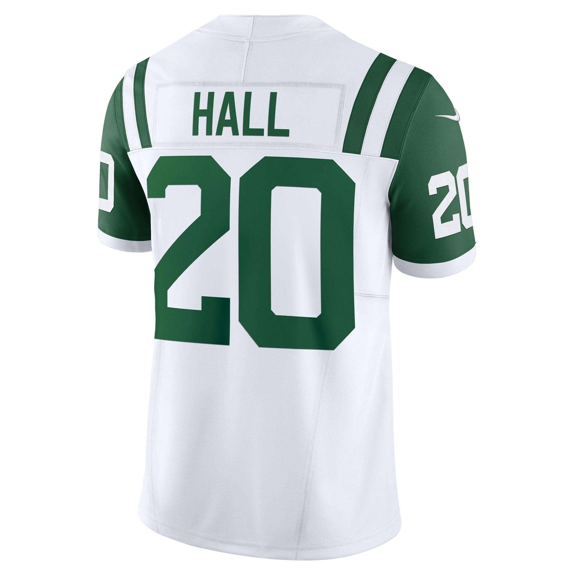 Breece Hall New York Jets Classic Alternate Vapor F.U.S.E. Limited Jersey - White football jersey product view 3