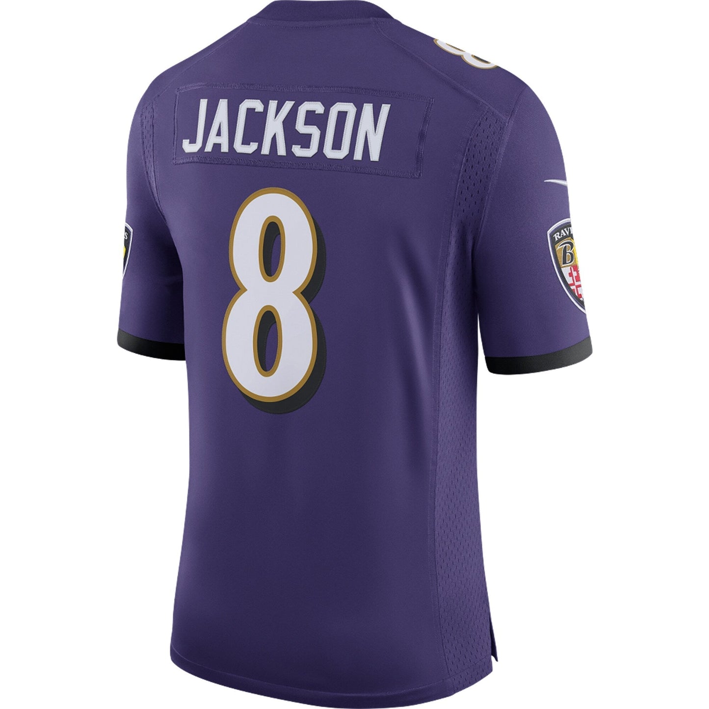 Lamar Jackson Baltimore Ravens Speed Machine Limited Jersey - Purple football jersey product view 3
