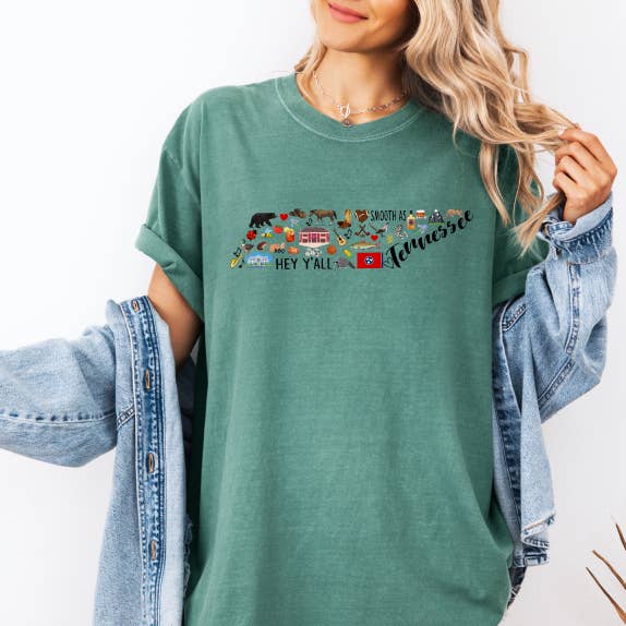 All Things Tennessee Premium T-Shirt Unisex T-shirt, Sweatshirt, Hoodie, Long Sleeve Tee - T-Shirt, Sweatshirt, Hoodie
