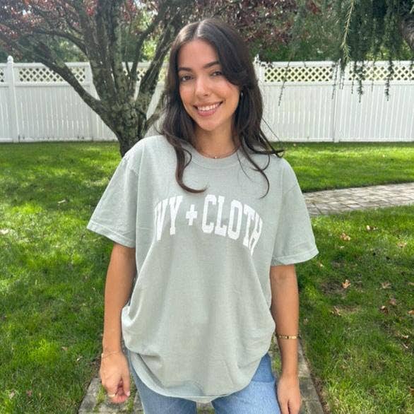 Ivy + Cloth Branded Collegiate Unisex T-shirt, Sweatshirt, Hoodie, Long Sleeve Tee - T-Shirt, Sweatshirt, Hoodie