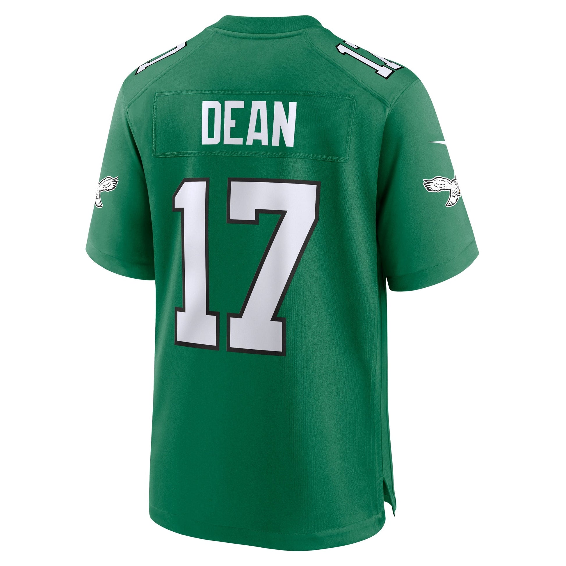 Nakobe Dean Philadelphia Eagles Alternate Game Jersey - Kelly Green football jersey product view 3
