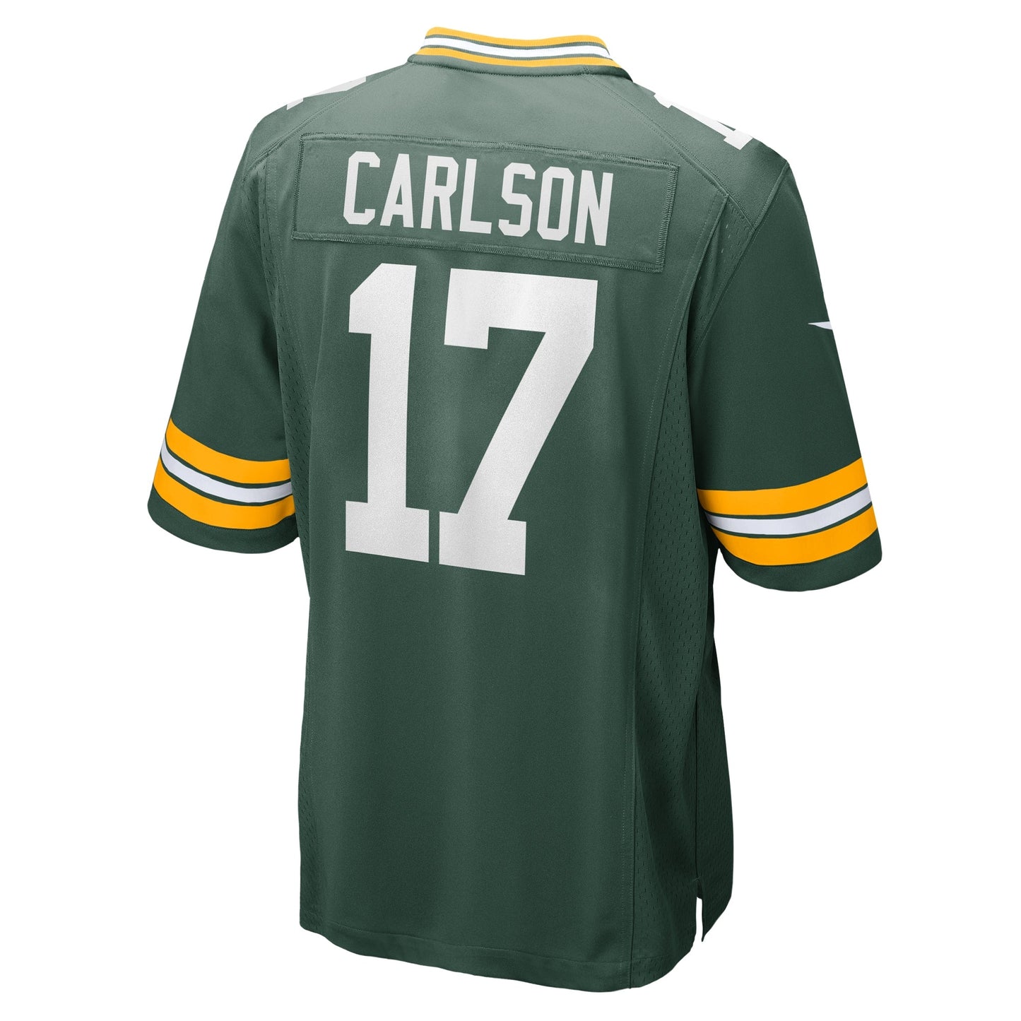 Anders Carlson Green Bay Packers Game Jersey - Green football jersey product view 3