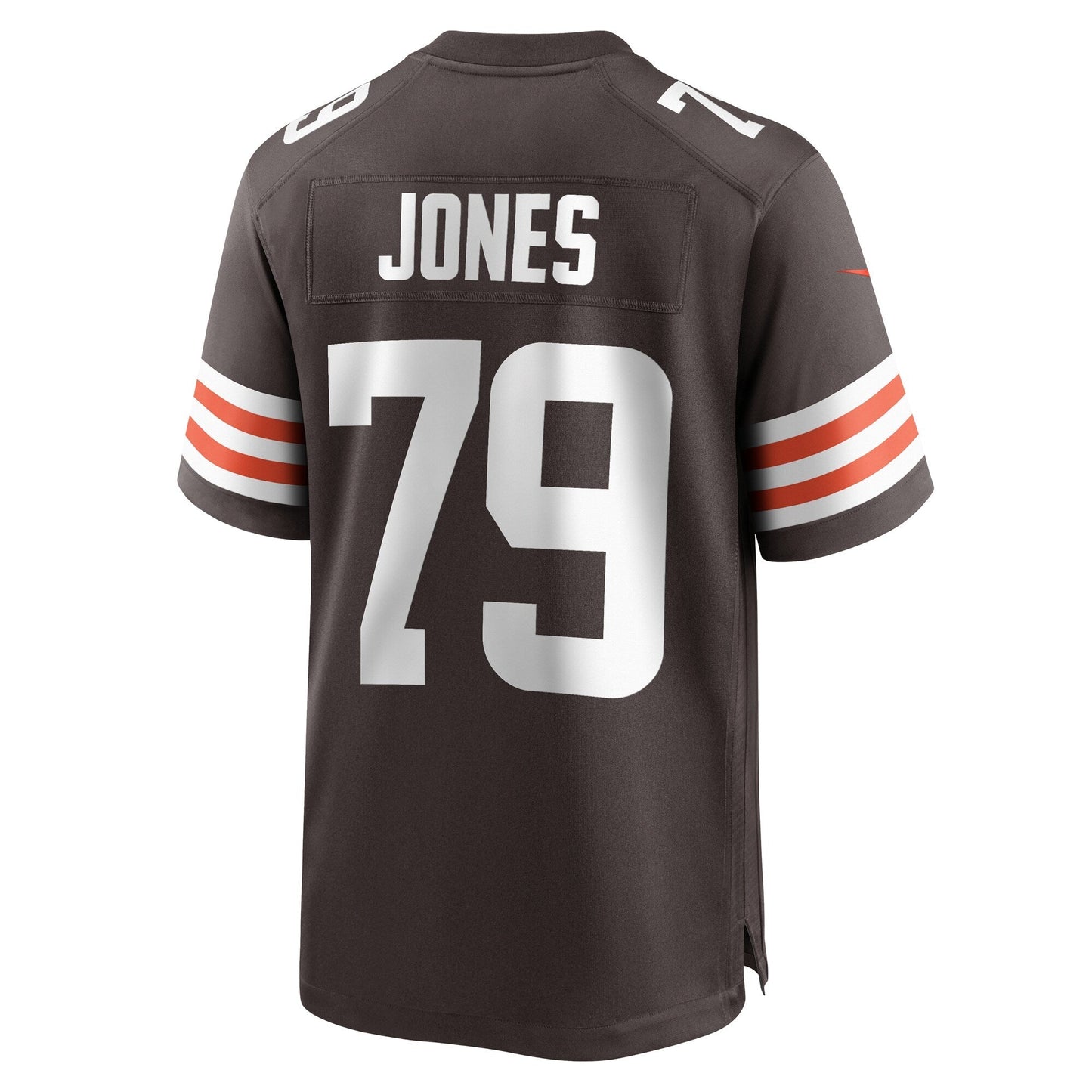 Dawand Jones Cleveland Browns Team Game Jersey - Brown football jersey product view 3