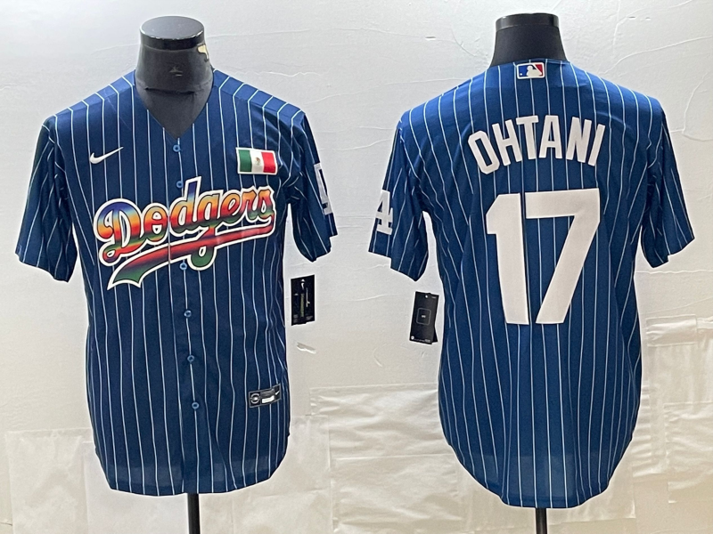 Men's Los Angeles Dodgers Shohei Ohtani #17 Royal Alternate Player Jersey1 baseball jersey product view 1