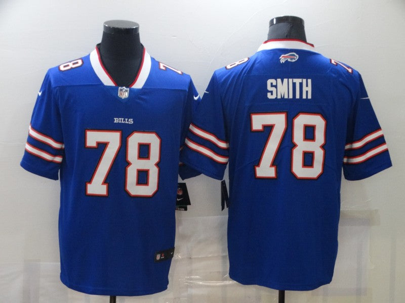 Men's Buffalo Bills Bruce Smith #78 Blue Game Player Jersey1 football jersey product view 1