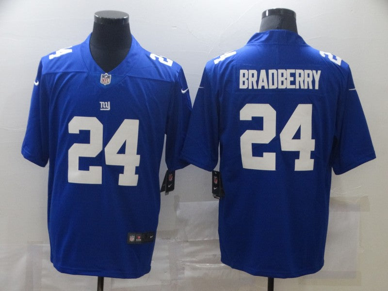 Men's New York Giants James Bradberry Blue Game Jersey football jersey product view 1